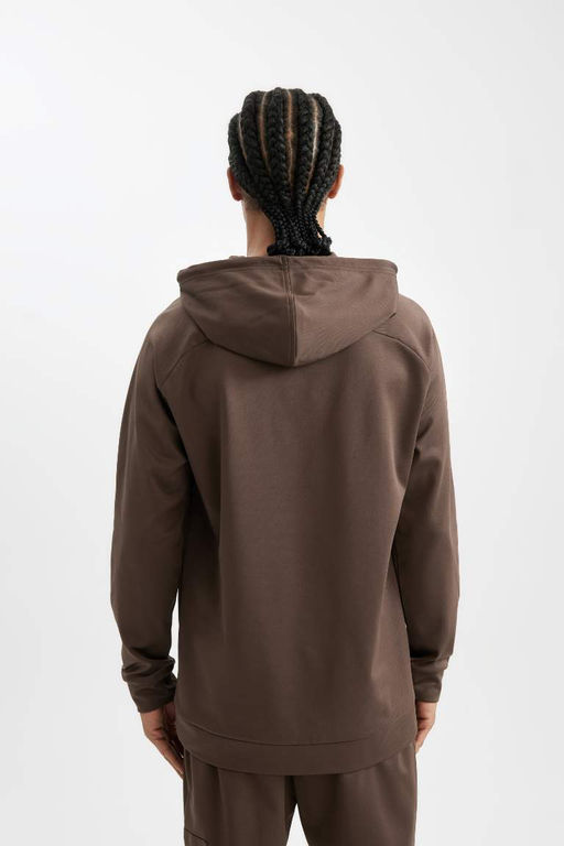 DeFactoFit Спортивная толстовка стандартного кроя с капюшоном для подводного плавания  фото 8