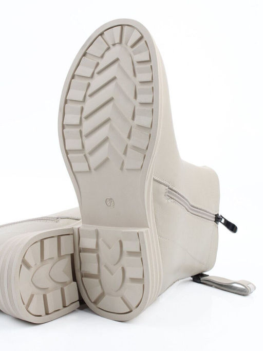 01-XKL21-225R LT. BEIGE Ботинки демисезонные женские (натуральная кожа, байка)