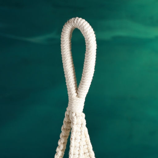 Подвес для кашпо - макраме «Лея», 20×20×13 см, текстиль, бежевый