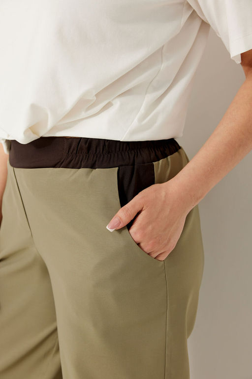 Брюки BegiModa 6063 олива  фото 7