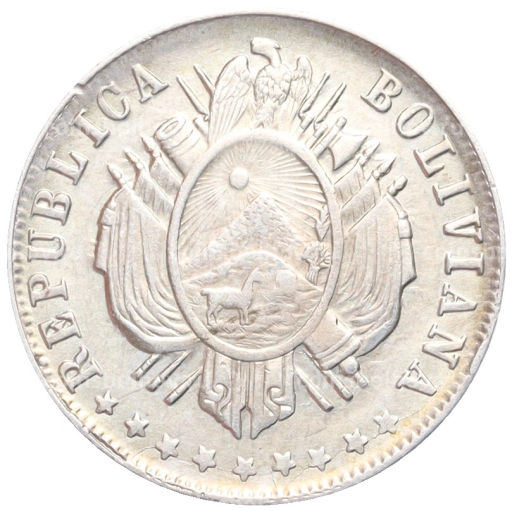 20 сентаво 1879 года Боливия