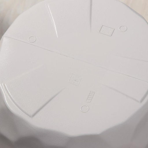 Кашпо для цветов со вставкой «Мозаика», 19.5 л (9 л), цвет кремовый