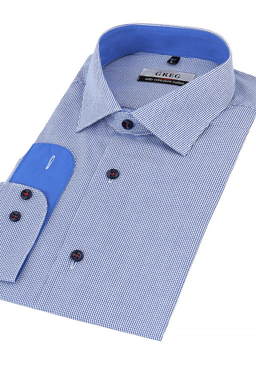 Сорочка мужская длинный рукав GREG 214/131/7308/Z/1_GB  фото 6