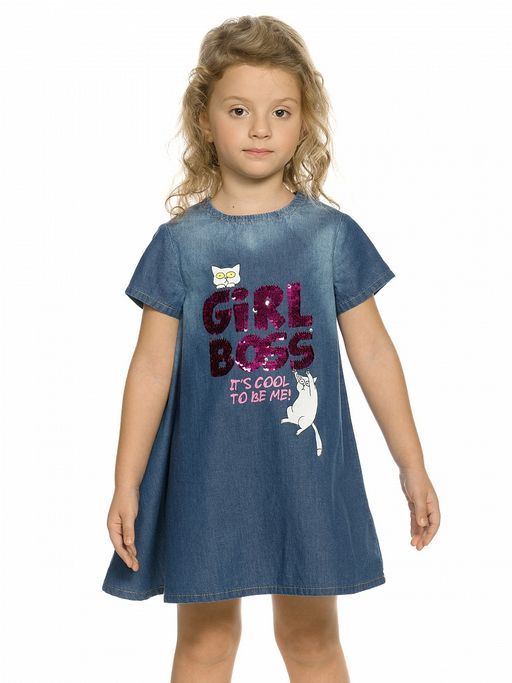 Уценка PELICAN GGDT3220 платье для девочек  фото 5