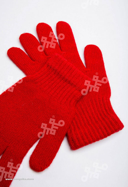 Перчатки взрослые из монгольской шерсти (арт. 04191) - Тод оймс ххк фото 3