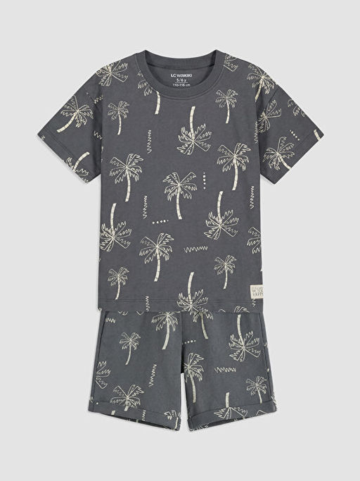 Desenli Erkek ?ocuk Ti??rt ve ?ort