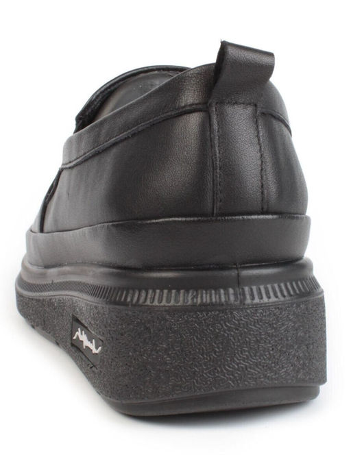 03-5319 BLACK Полуботинки женские (натуральная кожа)