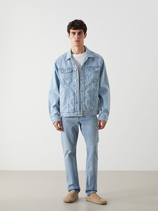 Rahat Kal?p Erkek Jean Ceket