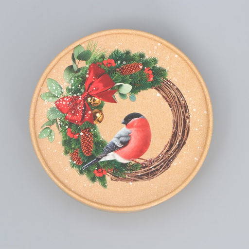 Коробка подарочная Новогодний венок, 12 х 8 см - Дарите счастье фото 3