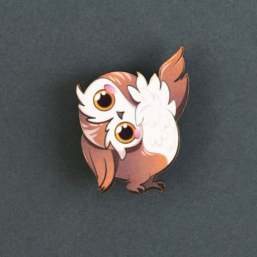 Цена за 2 шт. Значок деревянный Талисман на успех, 4?3.5 см