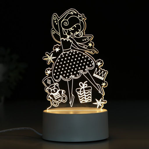 Светильник ночник «Пусть сбываются мечты», 25×14 см, модель GBV-0121.