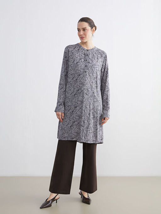 Hakim Yaka Desenli Kad?n Tunik