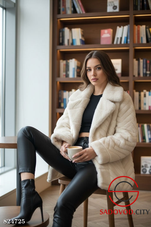 Шуба женская из искусственного меха