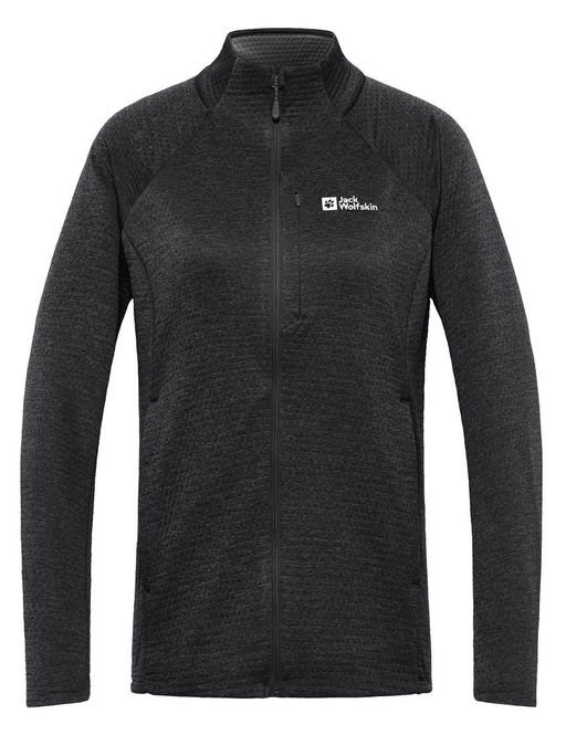 Флисовая куртка Jack Wolfskin TAIGA FZ W, черная