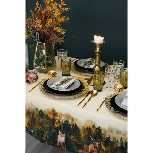 Скатерть Этель: Лес, 110 150 см, хлопок 100 %, саржа, 190 г/м  фото 3