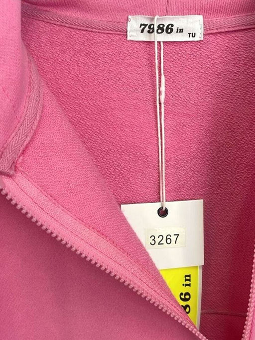 3267 PINK Толстовка на молнии женская (95% хлопок, 5% спандекс) - Fashion фото 7