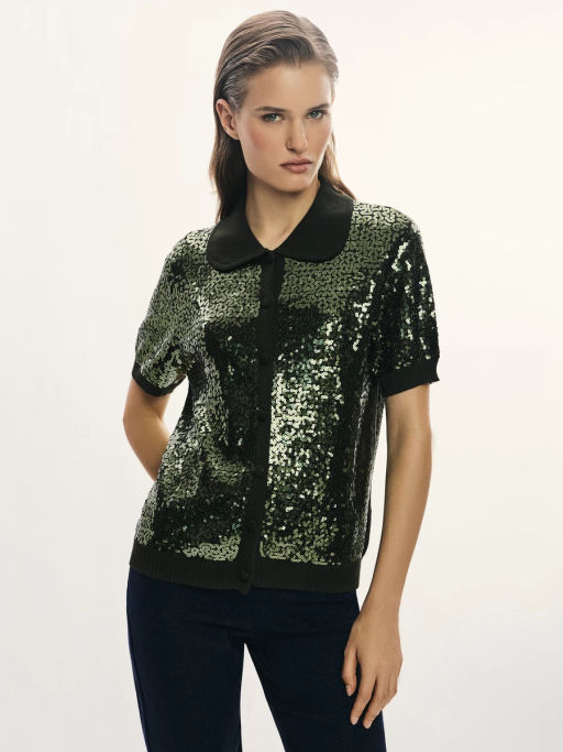 Кардиган с пайетками из вискозы / Zarina