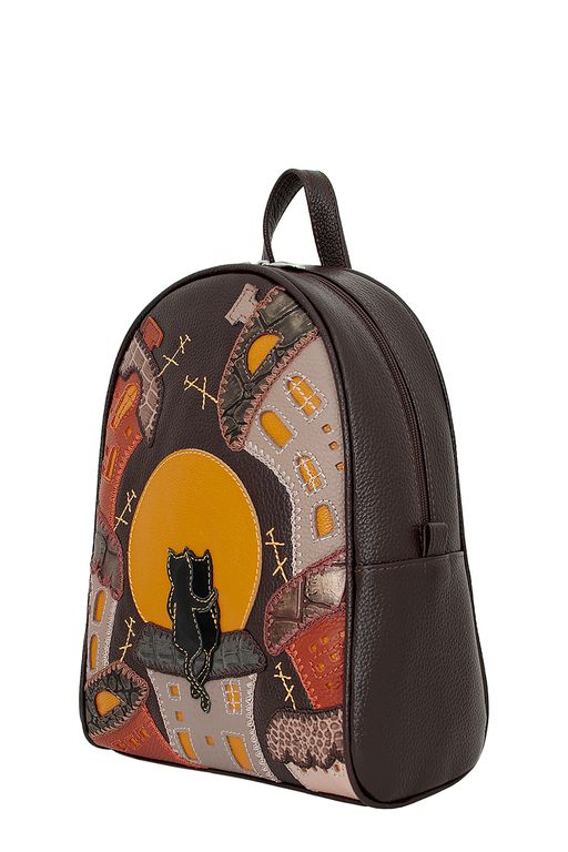 Сумка с аппликацией ДС-348-194 мокко - Protege фото 6