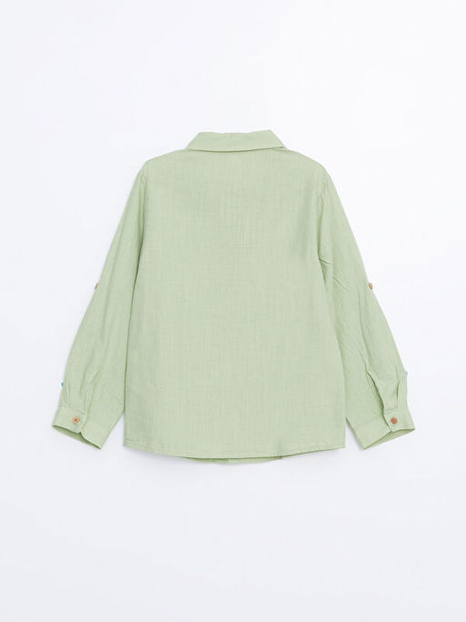 Uzun Kollu Basic Erkek Bebek G?mlek - Waikiki фото 3