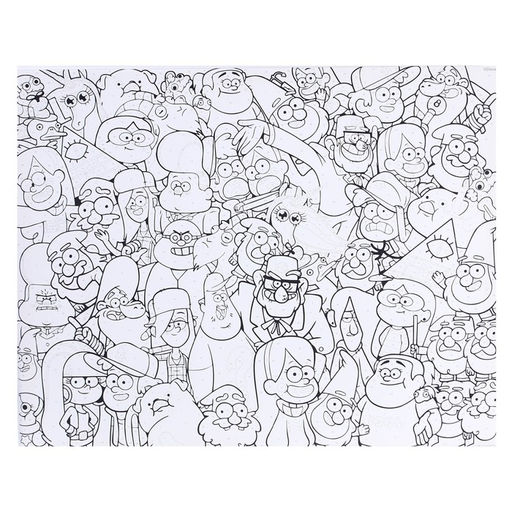 Картина по номерам Большой мир, 40х50 см, Гравити Фолз - Disney фото 2