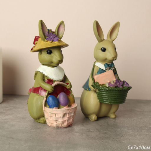 Фигурка для раскрашивания Кролик / 1127 /уп 2/360/ 736584