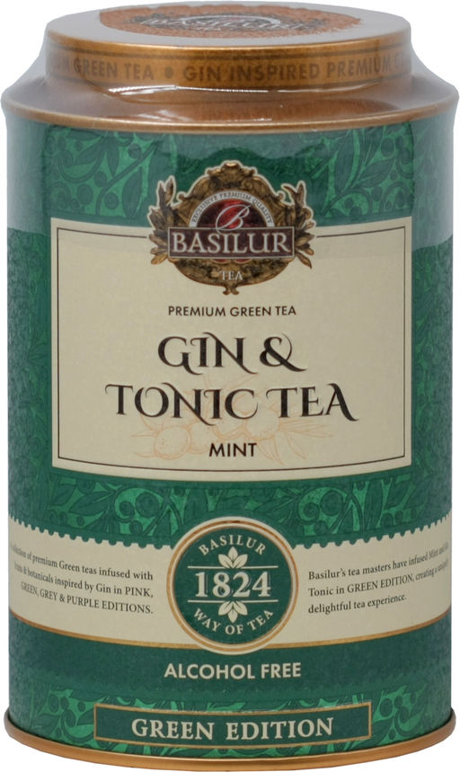 BASILUR. GIN TONIC. Green 75 гр. жест.банка