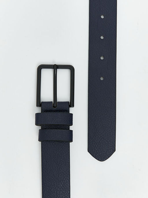 Deri G?r?n?ml? Erkek Kemer