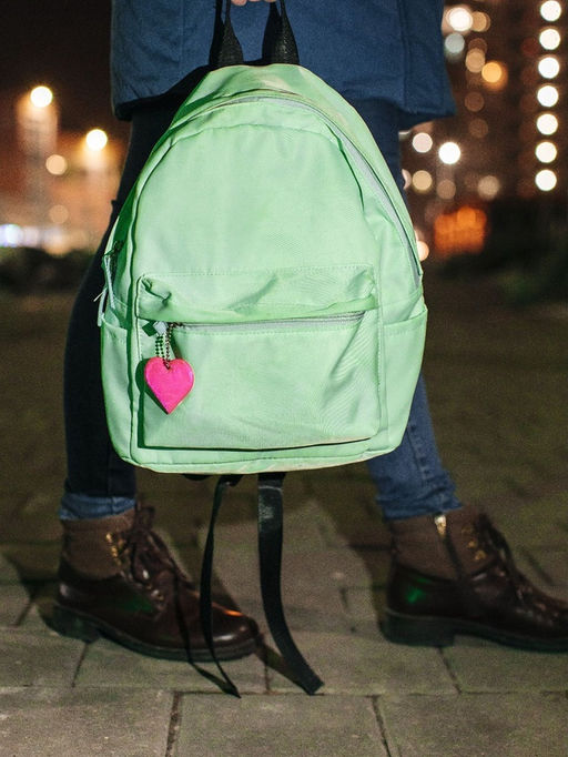 Цена за 10 шт. Светоотражающий элемент Сердце, двусторонний, 5?5 см, МИКС - Арт узор фото 7