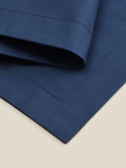 Наволочка SL Home Percale 300ТС, 5070+3 см, синяя, перкаль, хлопок 100% - Sima-land home фото 8