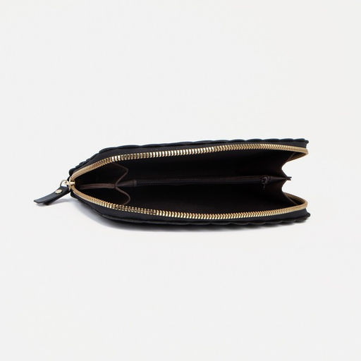 Кошелёк на молнии, цвет чёрный - Simaland фото 5