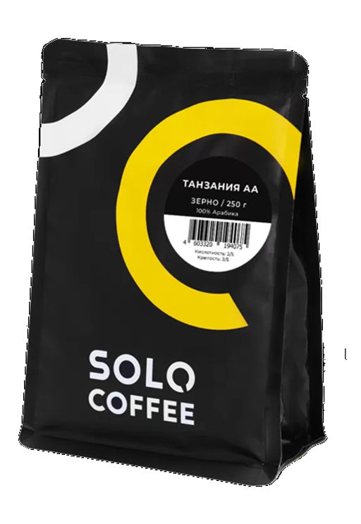 Кофе в зернах Solo Coffee Танзания (100% арабика), свежеобжаренный  фото 5