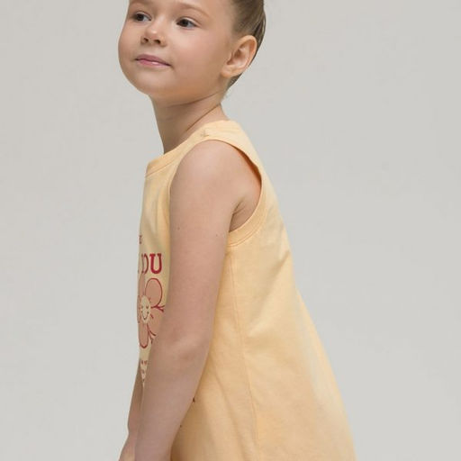 PELICAN, майка для девочек, Желтый  фото 4