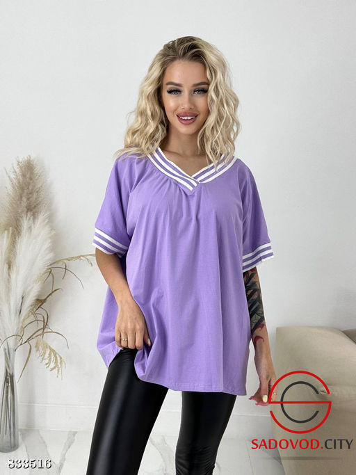 Футболка женская с V-вырезом - Bruno фото 6