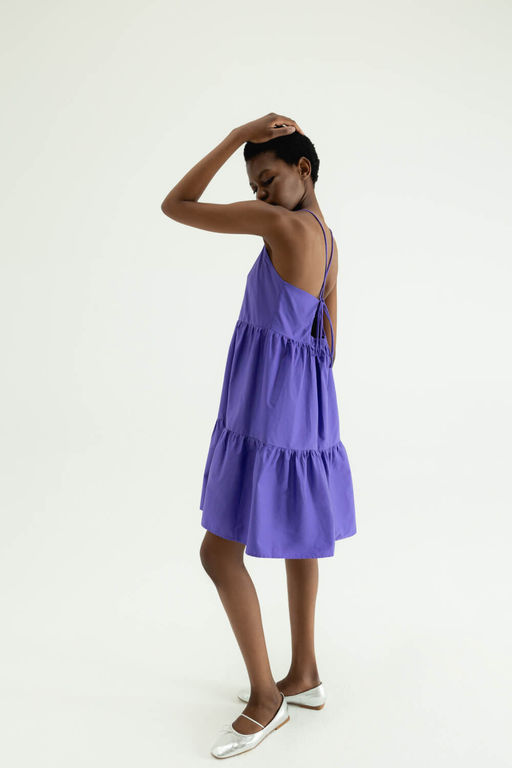 Ярко-голубое платье - Incity фото 2