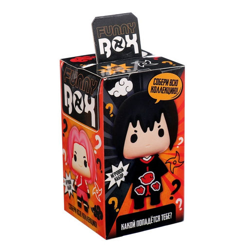 Игрушка - сюрприз Funny box «Аниме»: детский брелок, наклейки, карточка, цвет МИКС