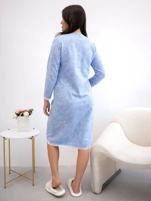 Сорочка женская Нина Голубой - Modamica фото 7