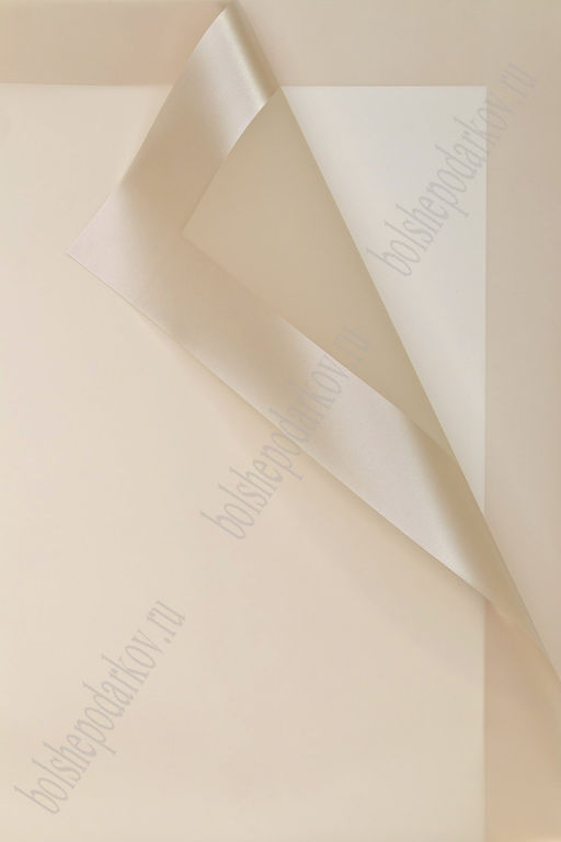 Пленка для цветов 58*58 см (20 листов) SF-7060, бежевый №08