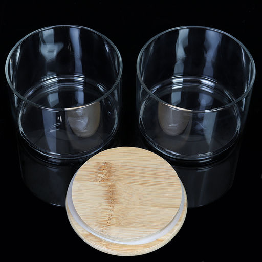 Банка для хранения 2-х ярусная бамбуковая крышка 8 см / LCSC22-8/уп 40/ - Галеонтрейд фото 10