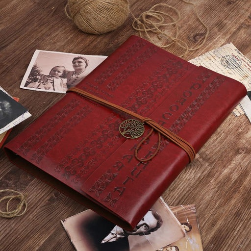 Родословная книга «Наш род», 56 листов, бордо, 35×23.5 см