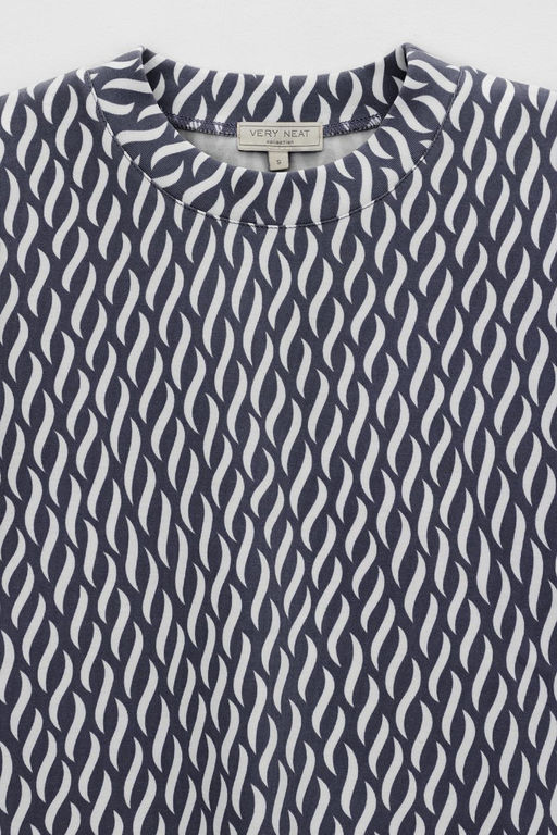 ЕВТ 3317/синие мини косы фуфайка жен