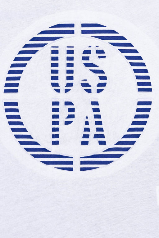 Детская белая футболка спортсмена Неожиданная скидка в корзине - U.s. polo assn фото 3
