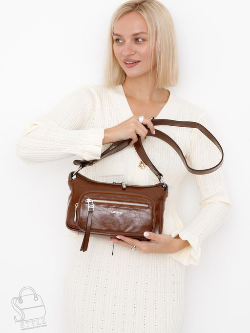 Сумка женская   58023-1SL brown Velina Fabbaino-Safenta