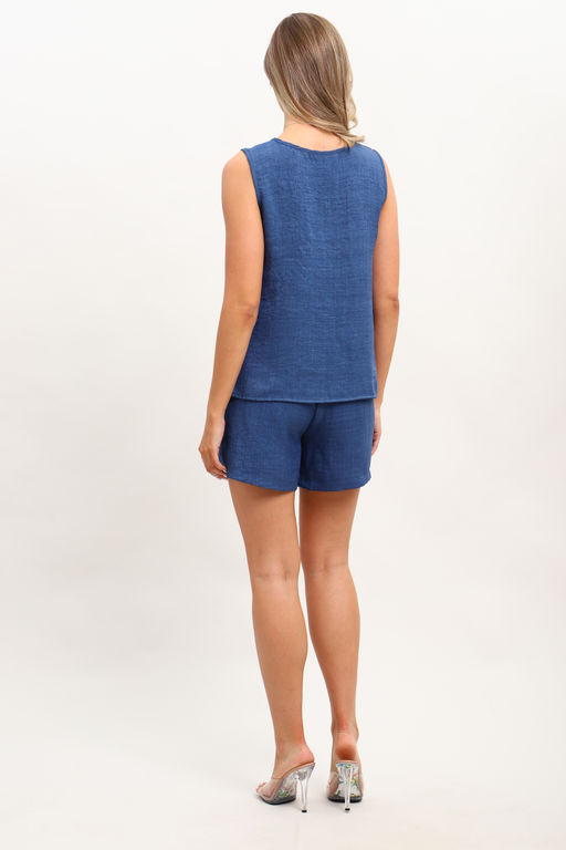 Костюм с шортами КЖ-001 Лен