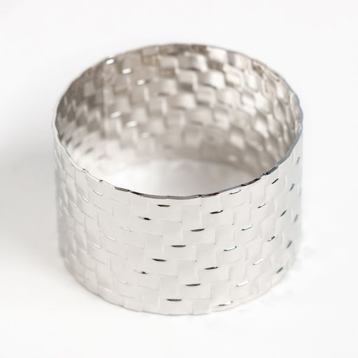 Набор салфеток сервировочных на стол Этель Christmas, 2 шт., белые, с декоративными кольцами, 45?45 см