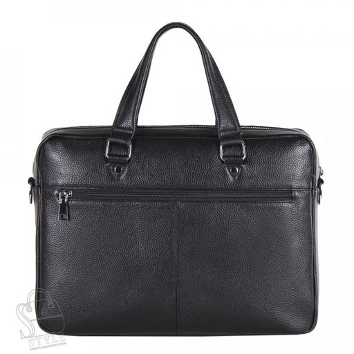 Портфель мужской кожаный 2094BSH black Heanbag  в Новосибирске