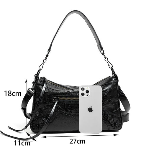 Женская сумка, кожа, MIRONPAN 521206 Черный  фото 2