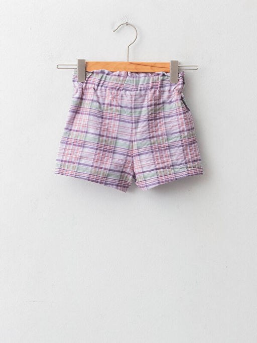 Beli Lastikli Ekose Desenli K?z Bebek ?ort - Waikiki фото 2