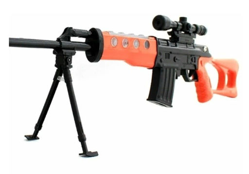 Винтовка снайпера на батарейках со светом и звуком, в коробке - Buro фото 7