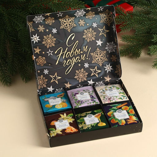 Чайная коллекция Пусть роскошь окружает круглый год, 54 г (30 пакетиков х 1,8 г). - Фабрика счастья фото 2