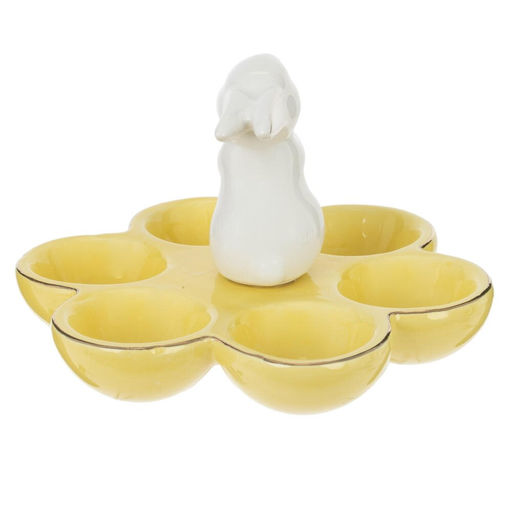 Тарелка для 6-ти яиц, L16 W16 H10 см